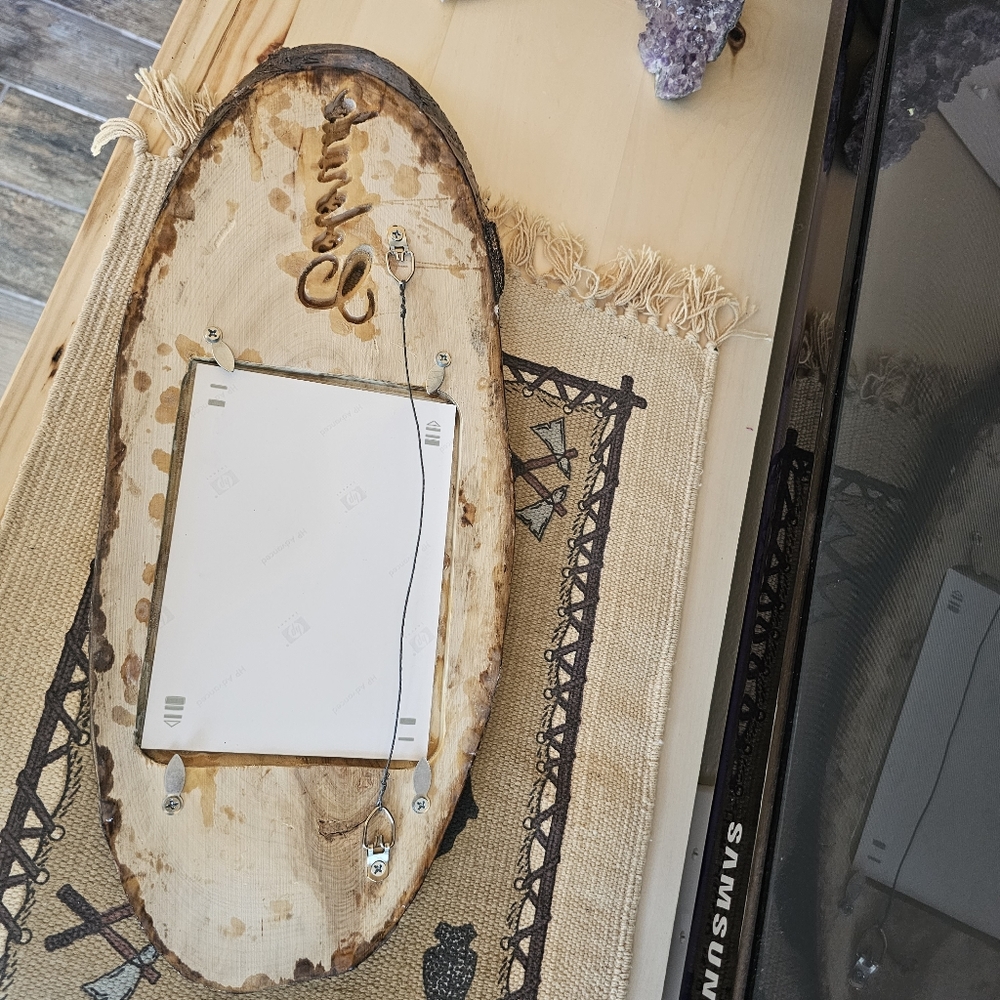 Colorado Rustic Log Slab Picture Frame - Picture 5 of 5